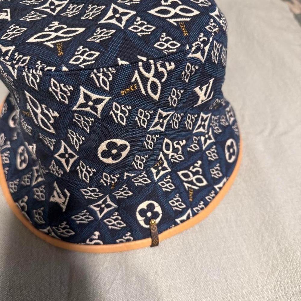 Louis Vuitton Since 1854 Bob Bucket Hat Blue Monogram MP2833